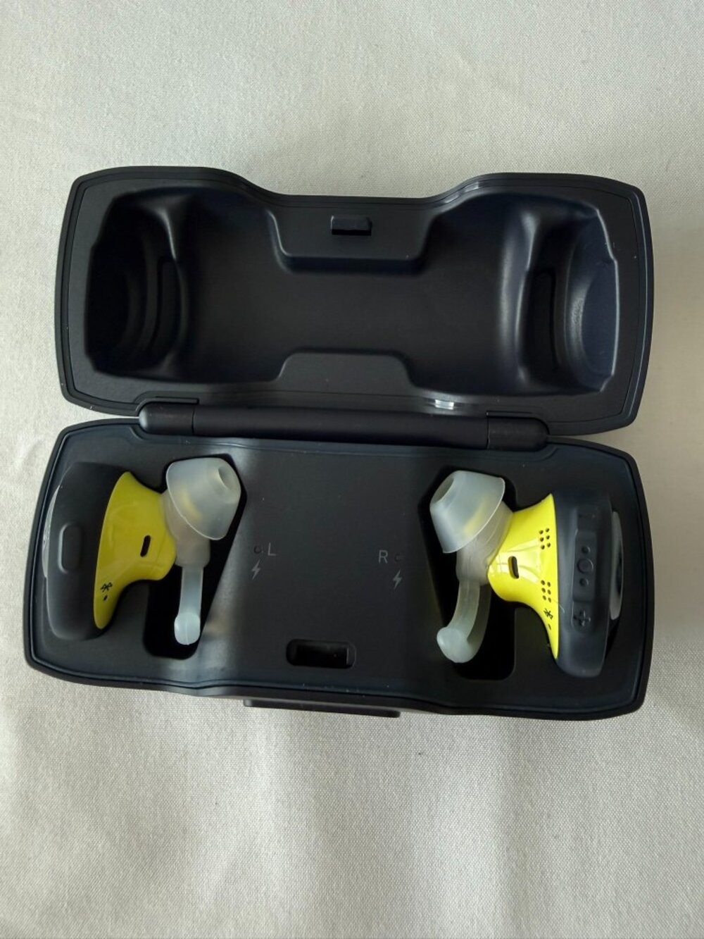 NIB Bose SoundSport Free True Wireless Earbuds Black Citron Model 423729
